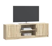 vidaXL Meuble TV Chêne Sonoma 150 x 31 x 47 cm Bois d'ingénierie, Meuble TV rectangulaire Vintage pour Salon, Rangement spacieux, Centre déco Bas en Bois aggloméré