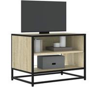 vidaXL - Meuble TV chêne Sonoma 61x40x46 cm - Bois d'ingénierie et métal - Vert G