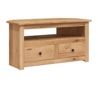 vidaXL Meuble TV d'angle 93x49x49 cm Pin Solide Assortiment Panama