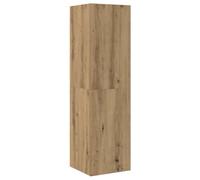 Meuble TV chêne artisanal 30,5x30x110 cm bois d'ingénierie, support tv, armoire média, armoire hifi, unité tv, unité 856400