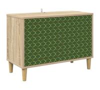 vidaXL Meuble TV GELEEN 69 x 33 x 50 cm Sonoma Bois d'ingénierie, Meuble TV rectangulaire pour Salon Moderne, Rangement spacieux, Bois d'ingénierie, Finition Sonoma, Organisateur Tendance