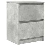 vidaXL Meuble TV Gris béton 40x35x54 cm Bois d'ingénierie, Banc TV, Meuble HiFi, Centre de Divertissement, Buffet TV, Meuble multimédia, Console TV
