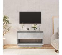 vidaXL Meuble TV Gris béton 70x41x44 cm Aggloméré809498