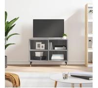 vidaXL Meuble TV gris sonoma 69,5 x 30 x 50 cm bois d'ingénierie 826962