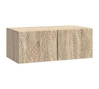 vidaXL Meuble TV Mural 59,5 x 31 cm Chêne Sonoma Bois d'ingénierie, Rangement Salon, Cabinet Vintage Mural, Console rectangulaire, Solution Gain de Place, unité de Divertissement