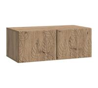 vidaXL Meuble TV Mural 98 x 31 cm Chêne Artisanal Bois d'ingénierie, Rangement Salon, Cabinet Vintage Mural, Console rectangulaire, Solution Gain de Place, unité de Divertissement