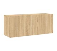 vidaXL Meuble TV Mural, Armoire de Télévision Suspendue avec Rangement, Meuble Télé Flottant Salle de Séjour, Moderne, Chêne Sonoma Bois d'Ingénierie