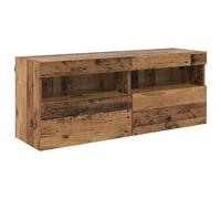 vidaXL Meuble TV mural Bois Ancien 100 x 30 x 40 cm Bois d'ingénierie