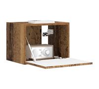 vidaXL Meuble TV Mural Bois Ancien 39 x 31 x 29,5 cm Bois d'ingénierie, Salon, Meuble TV Moderne, Solution de Rangement Fonctionnelle, étagère Murale, Design Chic