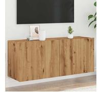 vidaXL Meuble TV mural chêne artisanal 100x30x41 cm, support TV, armoire média, console TV, meuble HiFi, centre de 857671