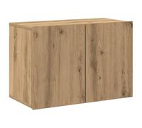 vidaXL Meuble TV mural chêne artisanal 60x30x41 cm – support TV, armoire média, meuble HiFi
