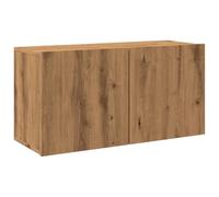 vidaXL Meuble TV mural chêne artisanal 80x30x41 cm – Armoire média & support TV