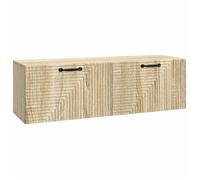 vidaXL Meuble TV mural Chêne Sonoma 98 x 31 x 30 cm Bois d'ingénierie 898727
