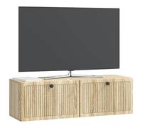 vidaXL Meuble TV Mural Chêne Sonoma 98 x 31 x 30 cm Bois d'ingénierie, Meuble TV rectangulaire pour Salon Moderne, Rangement Pratique, Affiche Murale, Organiseur Compact chez soi