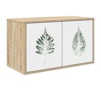 vidaXL Meuble TV Mural HANAU 69 x 33 x 40 cm Chêne Sonoma, Salon, Meuble de Rangement Moderne rectangulaire, Cabinet Mural, Support TV, Espace Ample pour Organiser et décorer