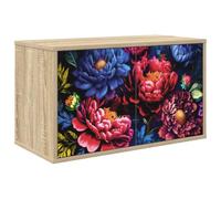 vidaXL Meuble TV Mural Kiel 69 x 33 x 40 cm Chêne Sonoma, Salon, Meuble de Rangement Moderne rectangulaire, Cabinet Mural, Support TV, Espace Ample pour Organiser et décorer