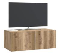 vidaXL Meuble TV Mural Montage Mural Chêne Artisanal 78,5 x 41 x 30 cm, Séjour, Meuble TV Moderne, système rectangulaire, Style Chic, Rangement Ample, Cabinet Mural