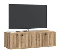 vidaXL Meuble TV Mural Montage Mural Chêne Artisanal 98 x 41 x 30 cm, Meuble TV rectangulaire pour Salon Moderne, Rangement Pratique, Affiche Murale, Organiseur Compact chez soi