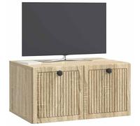 vidaXL Meuble TV Mural Montage Mural Chêne Sonoma 59,5 x 41 x 30 cm, Meuble TV rectangulaire pour Salon Moderne, Rangement Pratique, Affiche Murale, Organiseur Compact chez soi