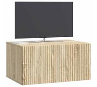 vidaXL Meuble TV Mural Montage Mural Chêne Sonoma 59,5 x 41 x 30 cm, Séjour, Meuble TV Moderne, système rectangulaire, Style Chic, Rangement Ample, Cabinet Mural