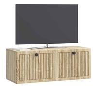 vidaXL Meuble TV Mural Montage Mural Chêne Sonoma 78,5 x 31 x 30 cm, Meuble TV rectangulaire pour Salon Moderne, Rangement Pratique, Affiche Murale, Organiseur Compact chez soi