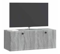 vidaXL Meuble TV Mural Sonoma Gris 78,5 x 31 x 30 cm Bois d'ingénierie, Meuble TV rectangulaire pour Salon Moderne, Rangement Pratique, Affiche Murale, Organiseur Compact chez soi