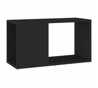 vidaXL Meuble TV Noir 60x24x32 cm Bois d'ingénierie
