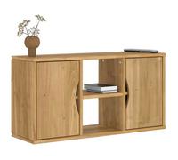vidaXL Meuble TV ODDA 79x24x40 cm en pin massif, Buffet TV