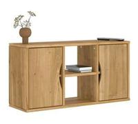 vidaXL Meuble TV ODDA 79x24x40 cm en pin massif, Buffet TV