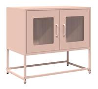 vidaXL Meuble TV Rose 68x39x60,5 cm en acier laminé à froid