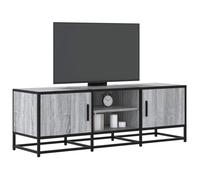 vidaXL Meuble TV 848842 - sonoma gris, bois d'ingénierie et métal, 120x35x41 cm