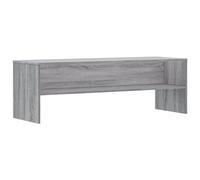 vidaXL Meuble TV sonoma gris 120x40x40 cm bois d'ingénierie, support TV, buffet TV, meuble multimédia, banc TV, armoire 835565 Gris G