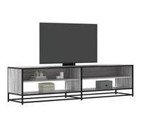 vidaXL Meuble TV sonoma gris 180,5x40x46 cm bois d'ingénierie, support TV, buffet TV, meuble multimédia, banc TV, meuble 3300803 Gris G