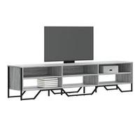 vidaXL Meuble TV sonoma gris 180x34x41 cm bois d'ingénierie, support TV, buffet TV, meuble multimédia, banc TV, meuble hifi, 848577 Gris G