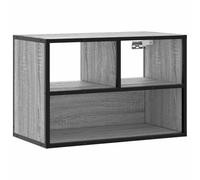 vidaXL Meuble TV Sonoma gris 60 x 31 x 39,5 cm Bois d'ingénierie et métal 848917