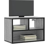 vidaXL Meuble TV Sonoma gris 60 x 31 x 39,5 cm Bois d'ingénierie et métal 848917