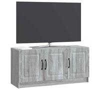 vidaXL Meuble TV Sonoma Gris 99 x 34,5 x 47 cm Bois d'ingénierie, Salon, Meuble Moderne de Rangement, Support TV rectangulaire, Cabinet Polyvalent, étagère Tendance