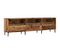 vidaXL Meuble TV Vieux Bois 150x30x44,5 cm – Bois d'ingénierie Multicolore
