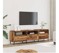vidaXL Meuble TV Vieux Bois 150x30x44,5 cm Bois d'ingénierie, Banc TV, Meuble télé, Meuble multimédia, Buffet TV, Meuble HiFi
