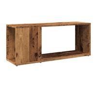 vidaXL Meuble TV Vieux Bois 80x24x32cm Bois d'ingénierie, Banc TV, Meuble HiFi, Centre de Divertissement, Buffet TV, Meuble multimédia, Console TV