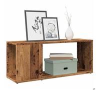 vidaXL Meuble TV vieux bois 80x24x32cm bois d'ingénierie, banc TV, meuble hifi, centre de divertissement, buffet TV, meuble 856732