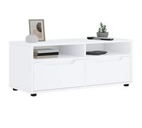 vidaXL Meuble TV VISNES blanc 100x40x38 cm bois d'ingénierie