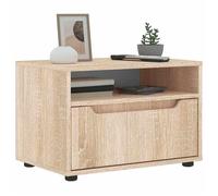 vidaXL Meuble TV VISNES – chêne sonoma, bois d'ingénierie 60×40×38 cm