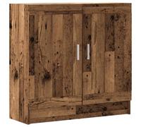 vidaXL Meuble Vieux Bois 82,5x30,5x80 cm Bois d'ingénierie, bibliothèque, Armoire de Rangement, Support de Rangement, étagère, étagère à Livres