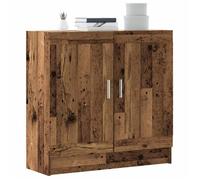 vidaXL Meuble bibliothèque vieux bois 82,5x30,5x80 cm bois d'ingénierie