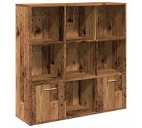 vidaXL Meuble Vieux Bois 98x29x97,5 cm Bois d'ingénierie, Armoire à Livres, Support de Livres, étagère à Livres, armoires à Livres, Supports de Livres