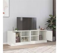 vidaXL Meubles TV 2 pcs blanc 67x39x44 cm acier