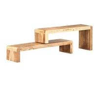 vidaXL Meuble TV 2 pcs - Bois d'acacia