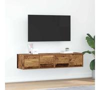 vidaXL Meubles TV 2 pcs vieux bois 60x31x25,5 cm bois d'ingénierie