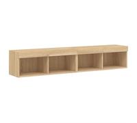 vidaXL Meubles TV LED 2 pcs - Chêne Sonoma